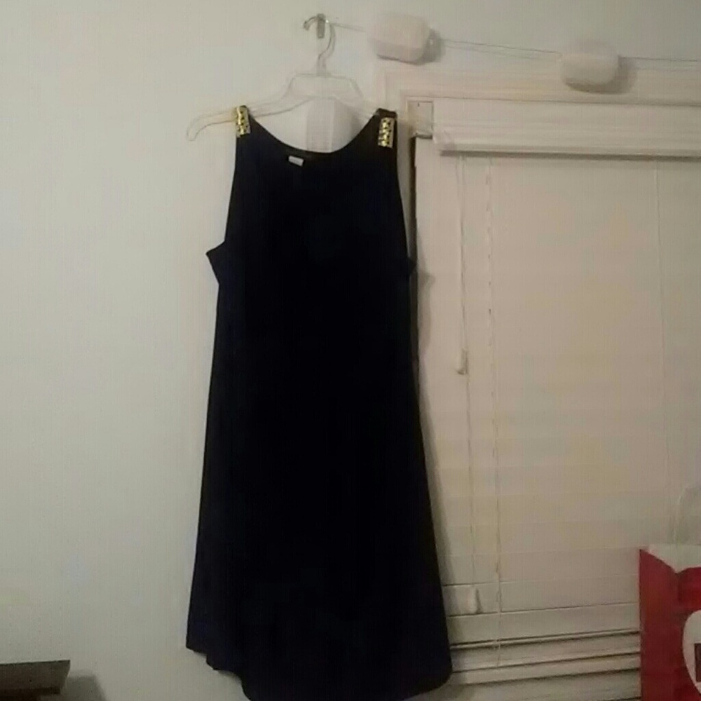 Mini black party dress